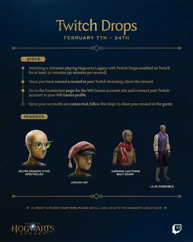 hogwarts legacy drop 2