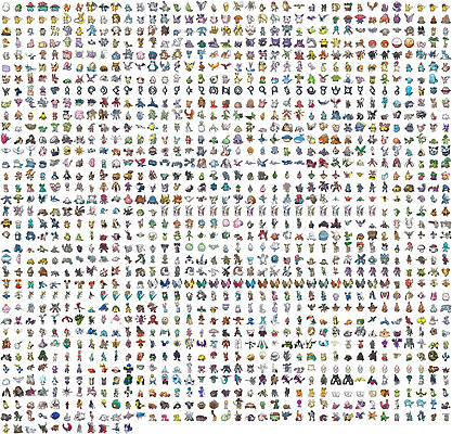 Pokémon ve filtrados TODOS los sprites pertenecientes a la 9ª generación