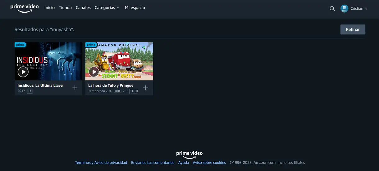 inuyasha prime video