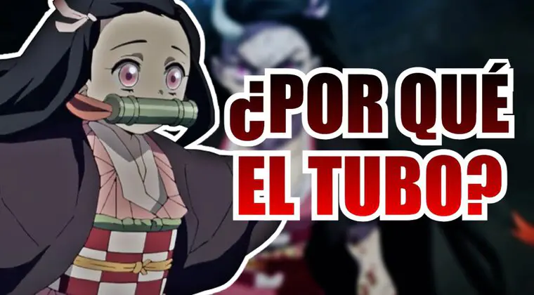 Imagen de Kimetsu no Yaiba: ¿Por qué Nezuko lleva un tubo en la boca?