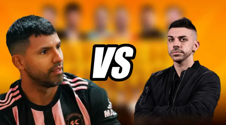 Imagen de El Kun Agüero estalla e insulta a DjMaRiiO durante uno de los programas de la Kings League