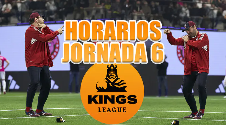 Imagen de Kings League Jornada 6: Horarios y partidos en el ecuador de la competición, clasificación