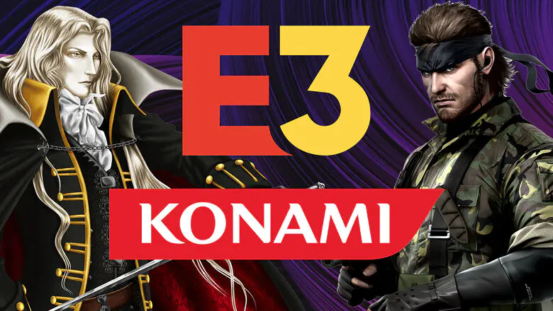 konami e3 metal gear solid 3 remake castlevania