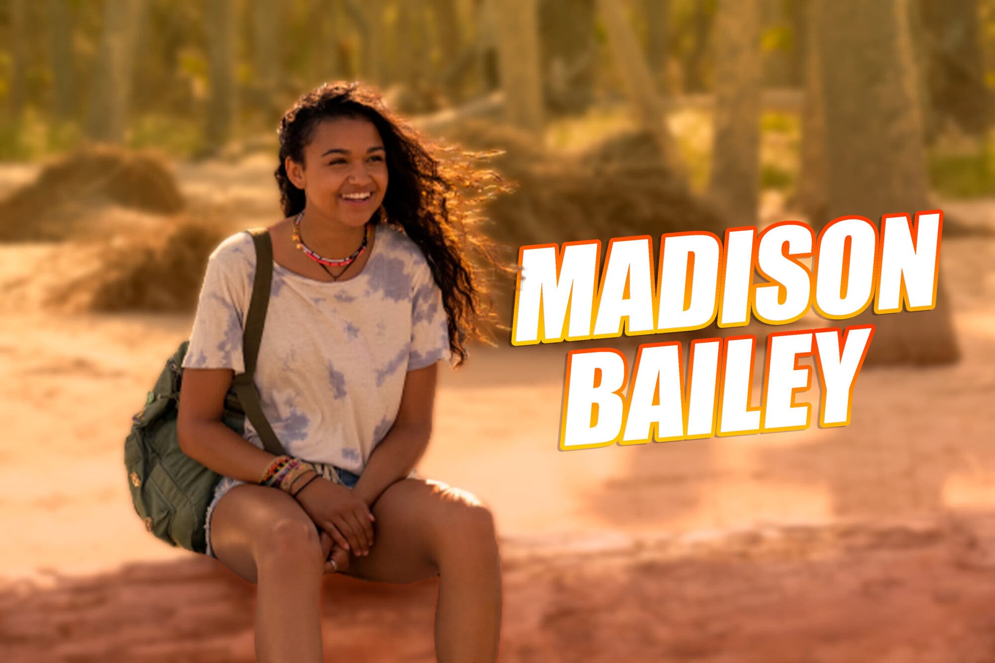Madison Bailey, the actress who sweeps in and out of the Outer Banks