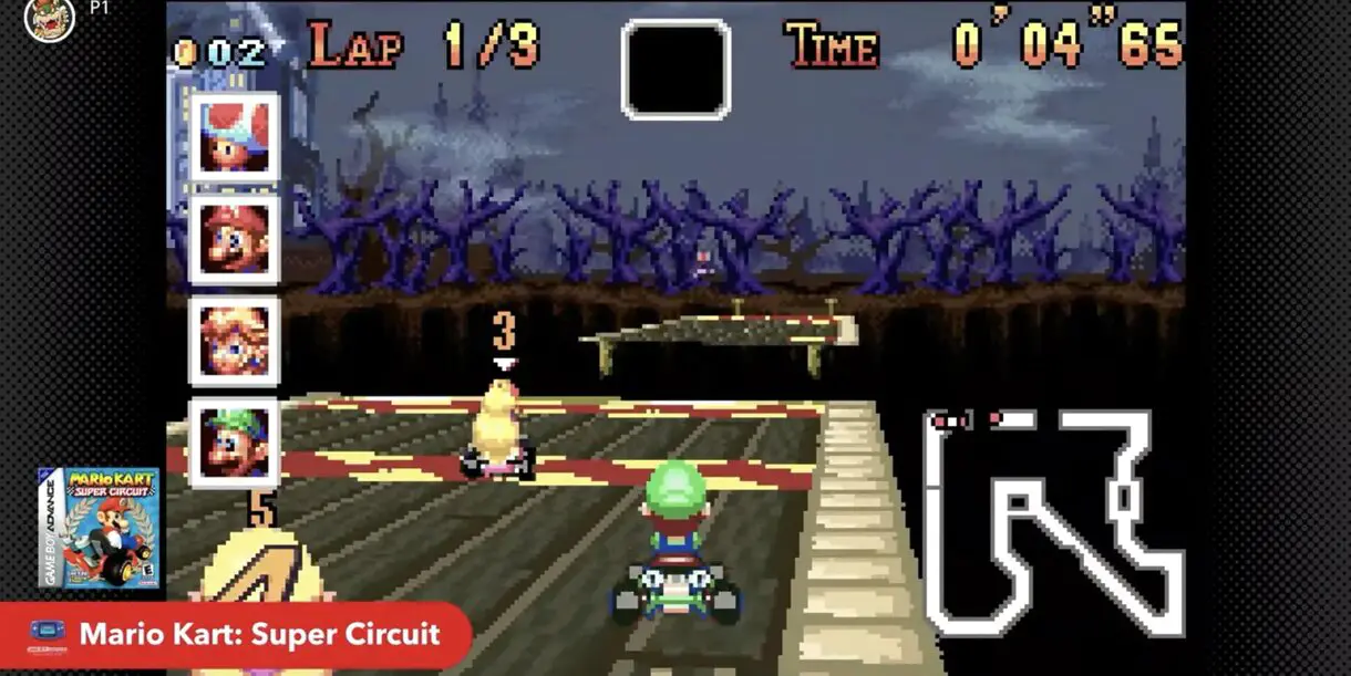 mario kart super circuit