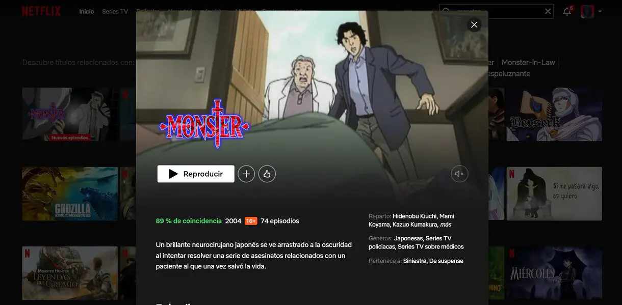 monster netflix