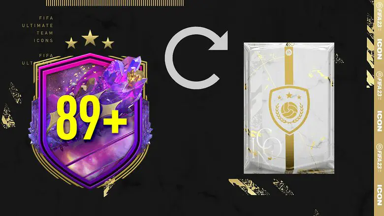 FIFA 23 Ultimate Team SBC Mejora de icono top o de la FIFA World Cup 89+