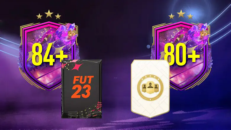 FIFA 23 Ultimate Team SBC Mejora x5 84+ Elección de jugador 80+