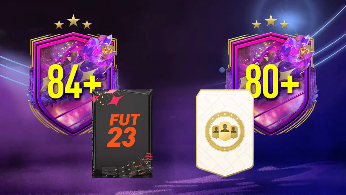 FIFA 23 Ultimate Team SBC Mejora x5 84+ Elección de jugador 80+