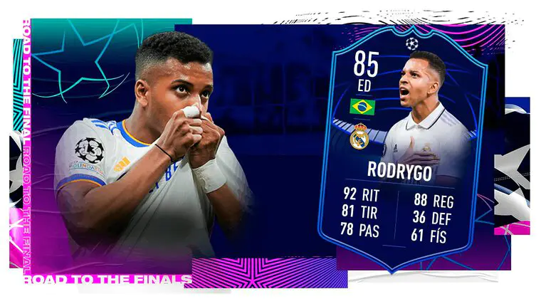 Imagen de FIFA 23: solución al SBC de Rodrygo MOTM de la UCL