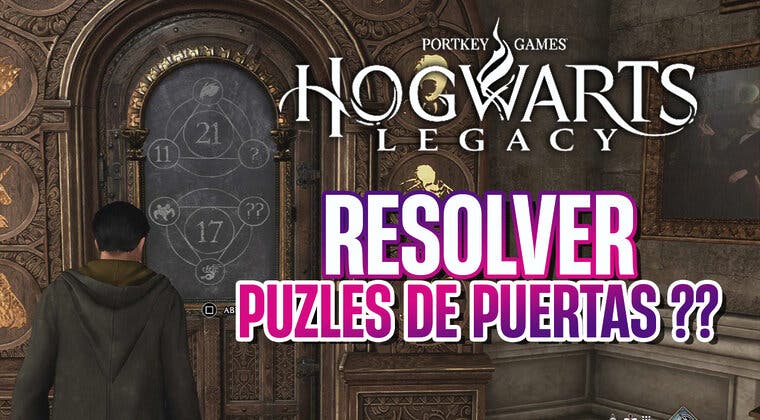 Imagen de Hogwarts Legacy: Cómo resolver los puzles de las puertas con ?? grabados