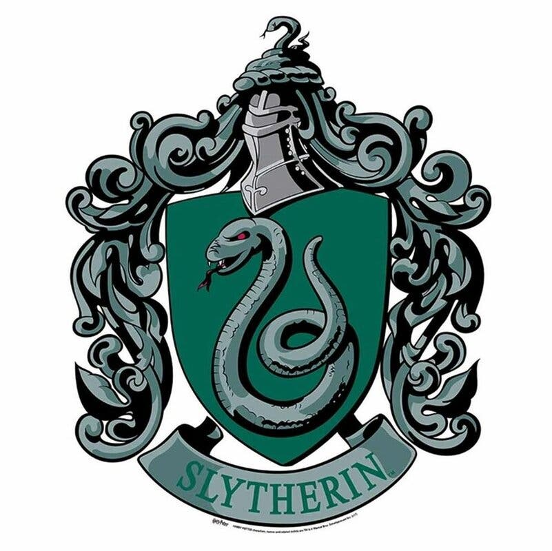 Slytherin escudo en Hogwarts Legacy