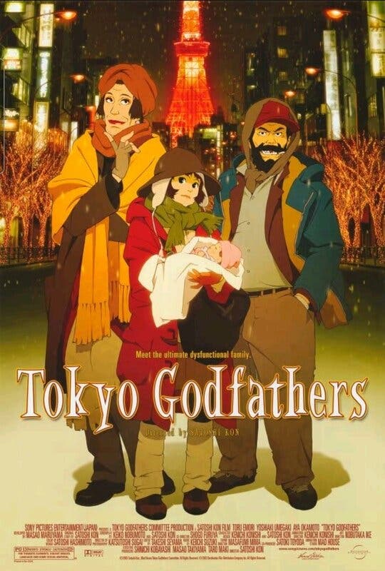 Tokyo Godfathers Satoshi Kon poster