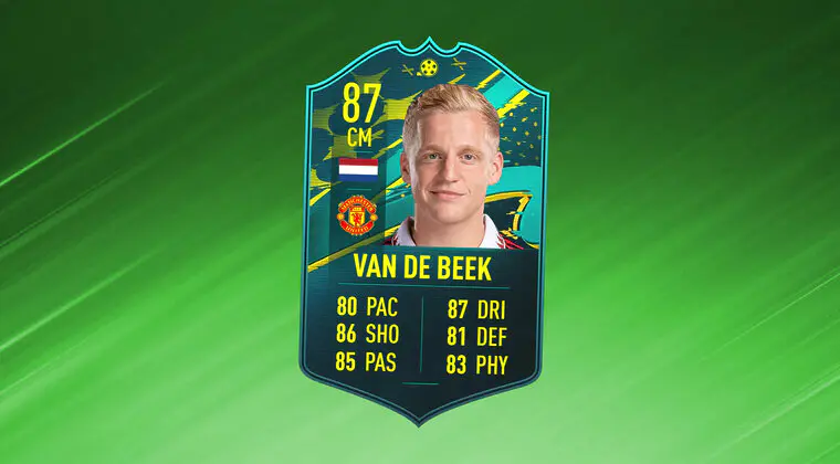 Imagen de FIFA 23: van de Beek Moments es una de las nuevas cartas gratuitas y estos son sus números