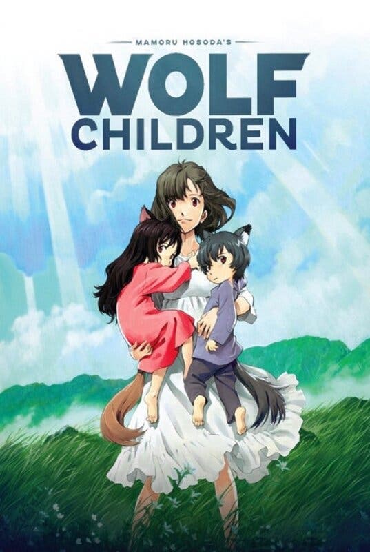 Wolf Children Mamoru Hosoda poster