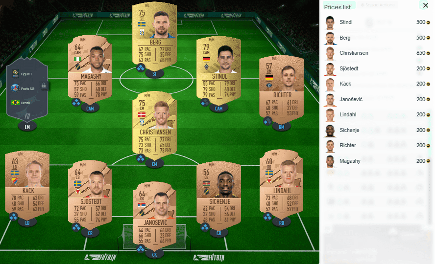 FIFA 23 Ultimate Team SBC FUT 18 80+ Player Pick
