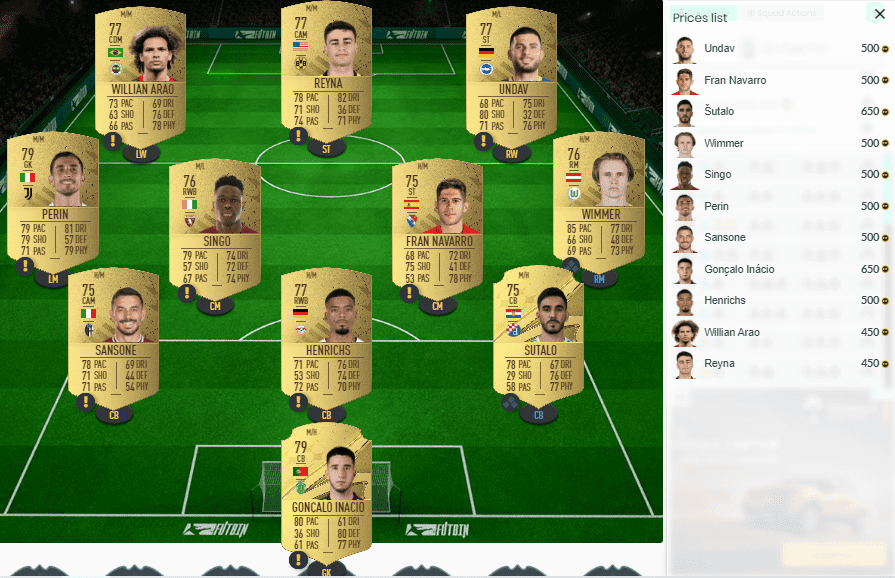 FIFA 23 Ultimate Team SBC FUT 18 80+ Player Pick