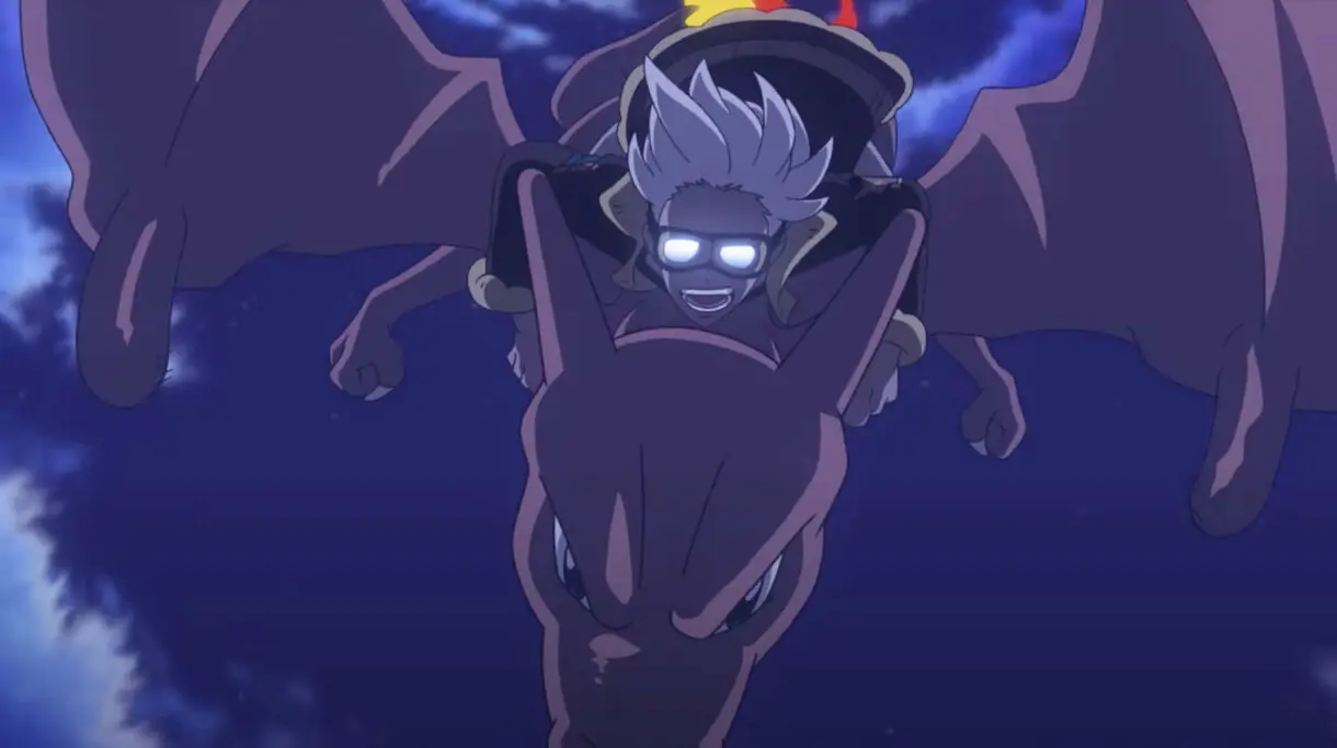anime Pokemon Friede y Charizard