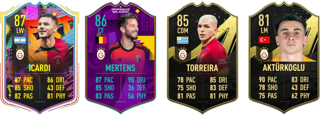Versiones especiales Galatasaray FIFA 23 Ultimate Team