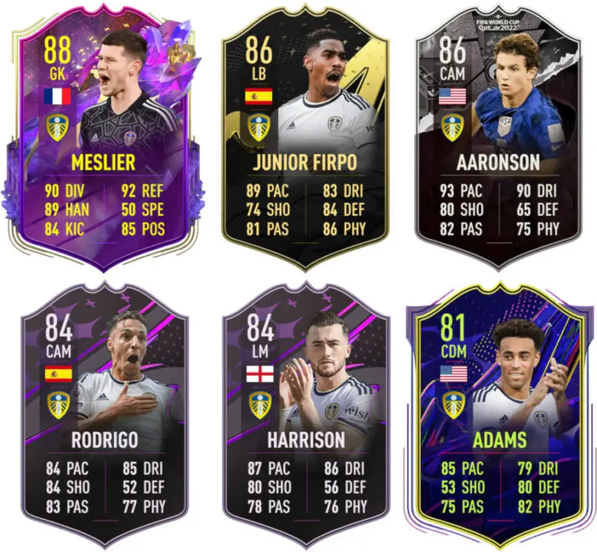 cartas leeds bamford fut ballers fifa 23