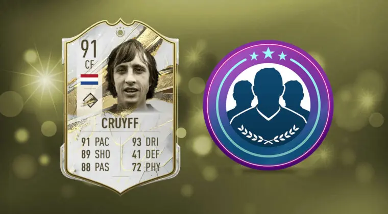 Imagen de FIFA 23: Johan Cruyff Icono Medio está disponible en SBC y esto piden por él
