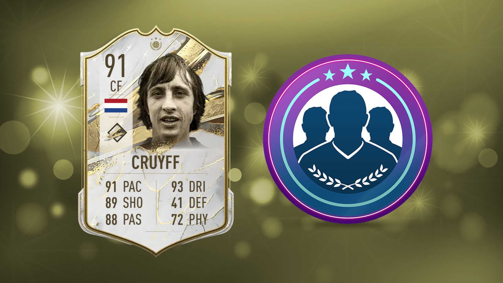 FIFA 23: Johan Cruyff Medium Icon is available on SBC and that’s what they want him to do