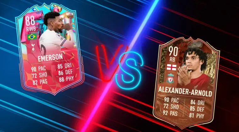 Imagen de FIFA 23: ¿Qué LD de la Premier League es mejor? Emerson FUT Birthday vs Alexander-Arnold Centurions