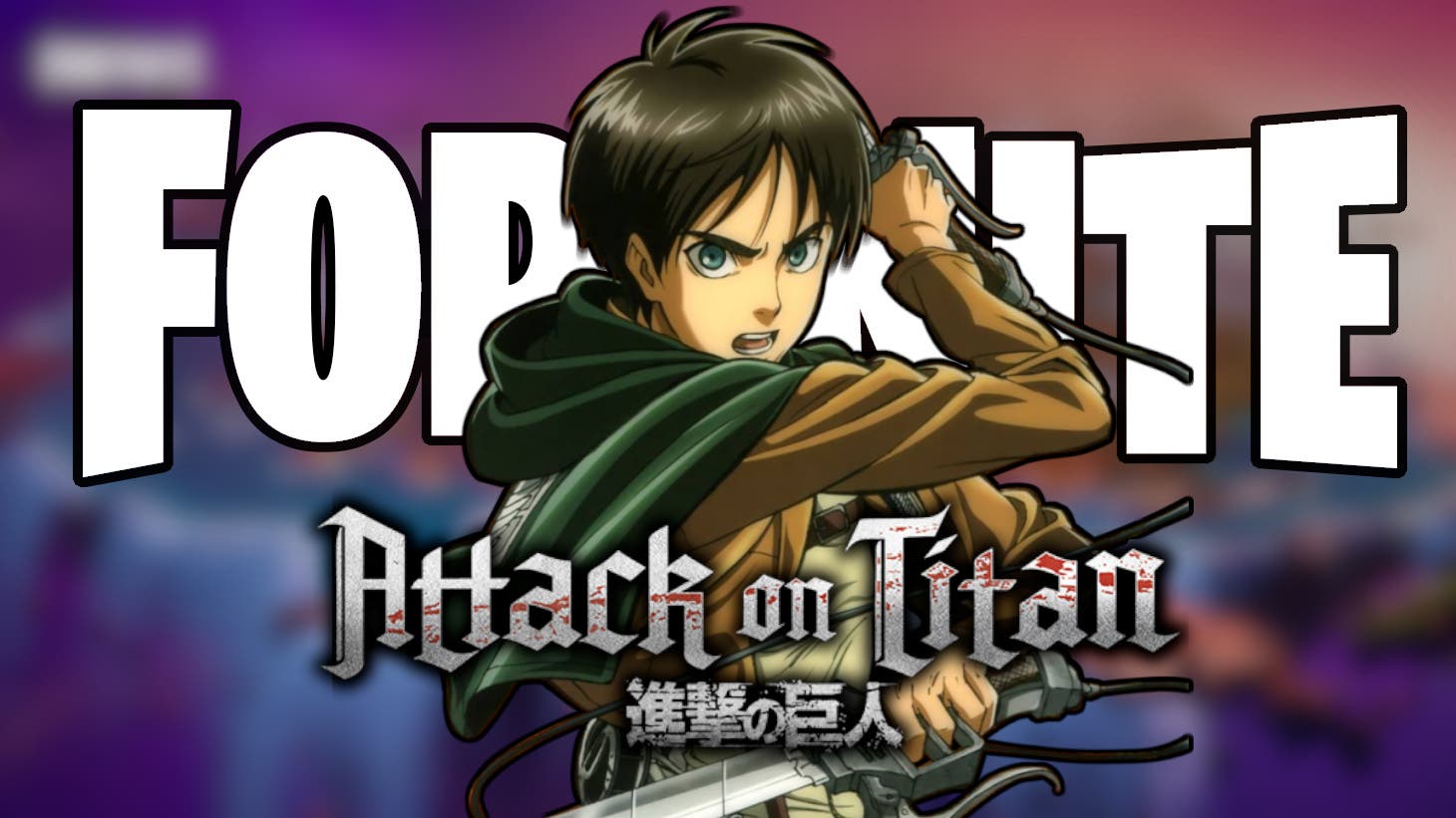Fortnite X Attack on Titan leaked!  This will be the expected crossover and the first skin of season 2