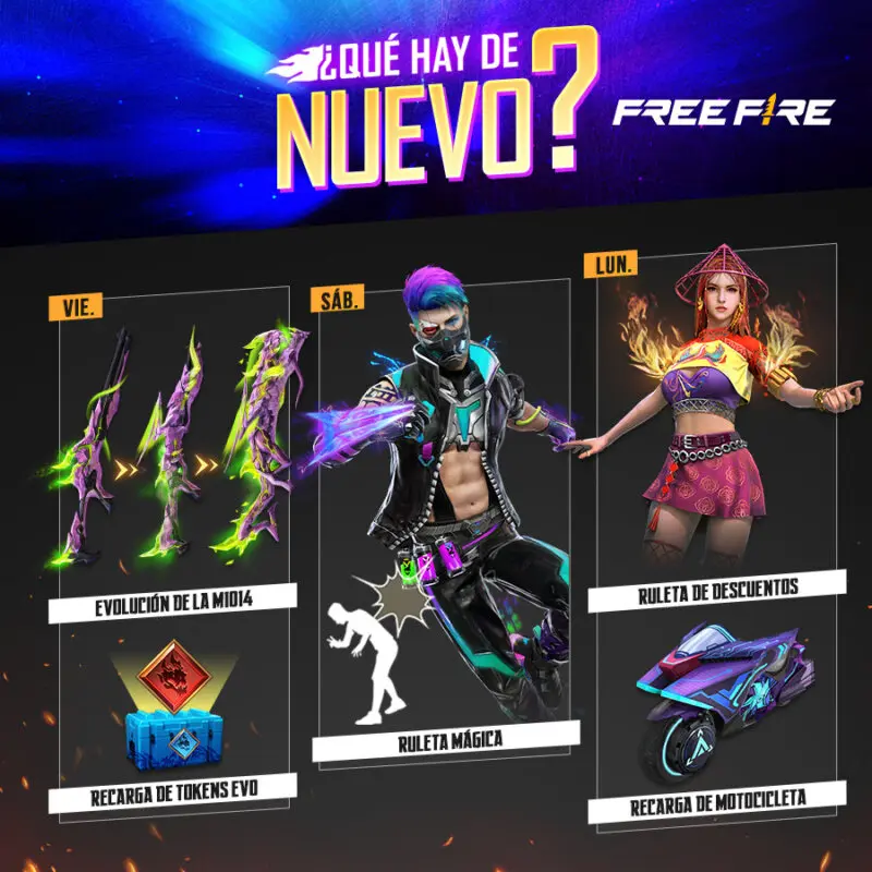 free fire agenda imagen
