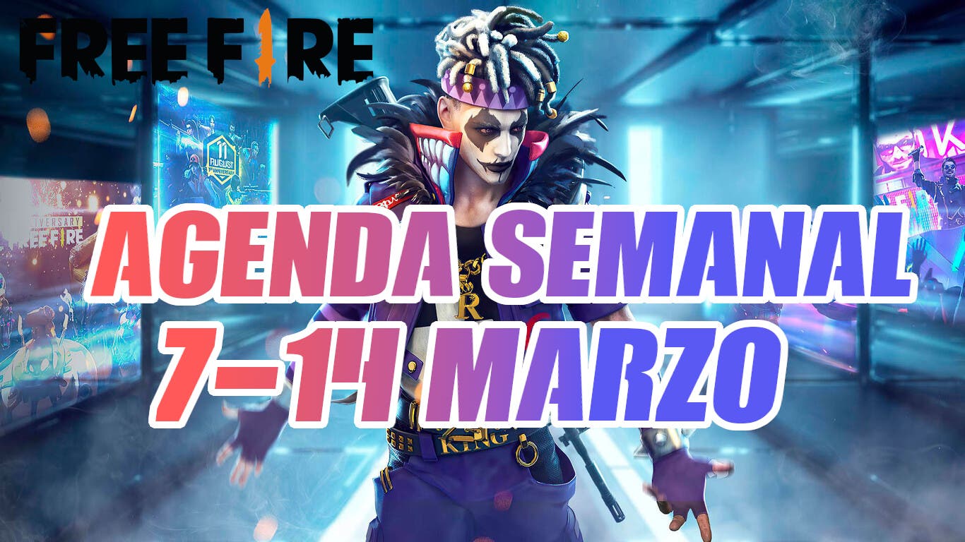 Free Fire: new weekly agenda (March 7-14) and battle royale news