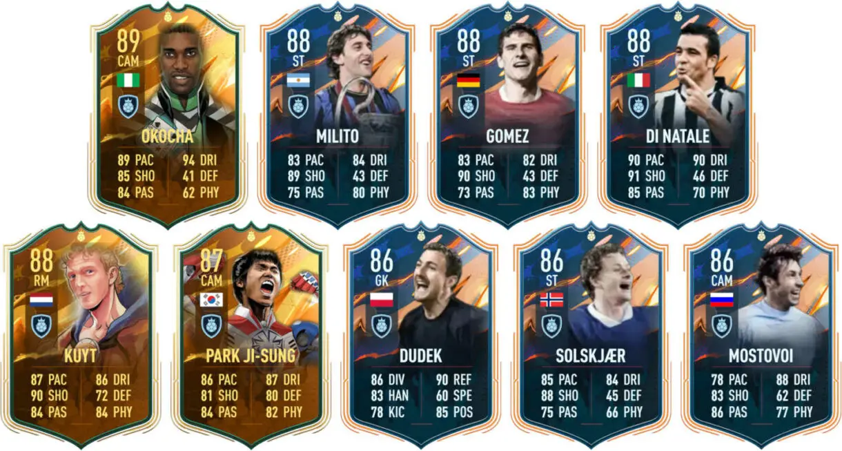 Mejores cartas en FIFA 23 Ultimate Team de todos los FUT Heroes filtrados como Fantasy FUT.