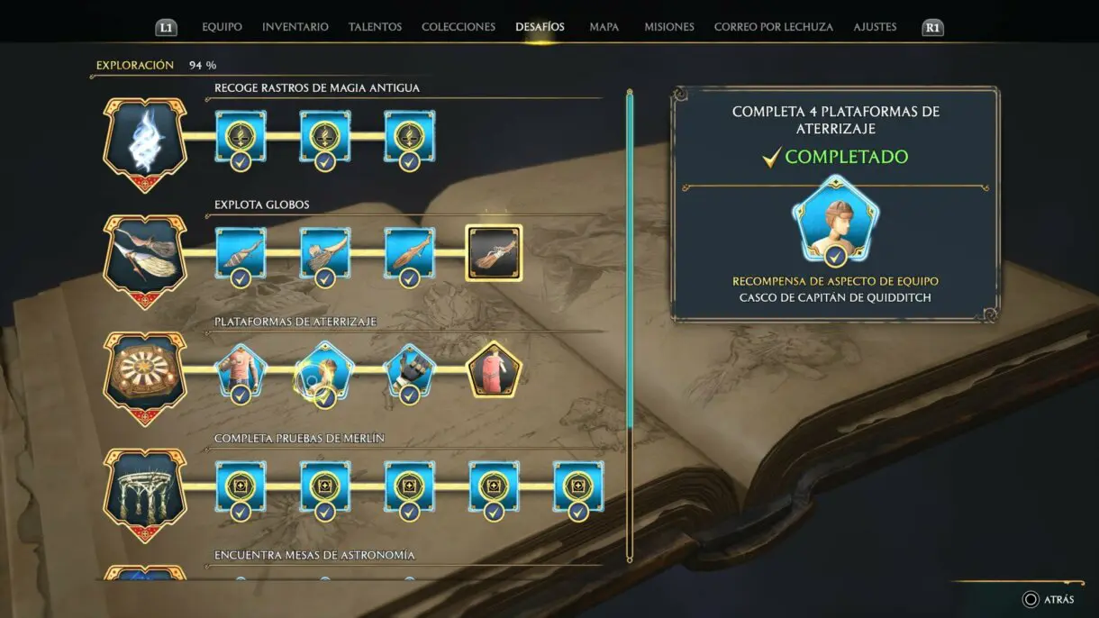 Casco de capitán de Quidditch