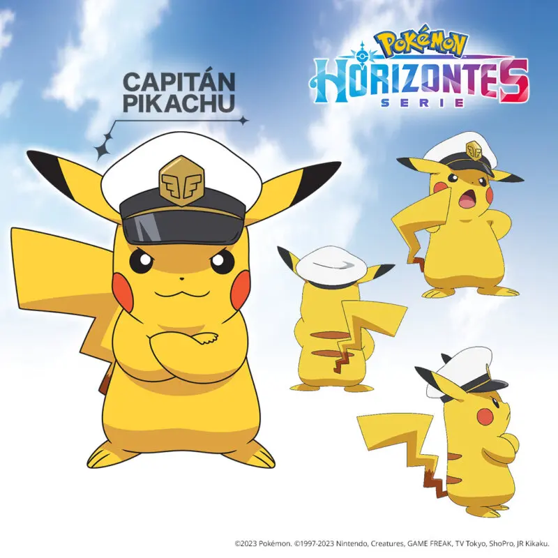 Horizontes Pokemon Capitan Pikachu