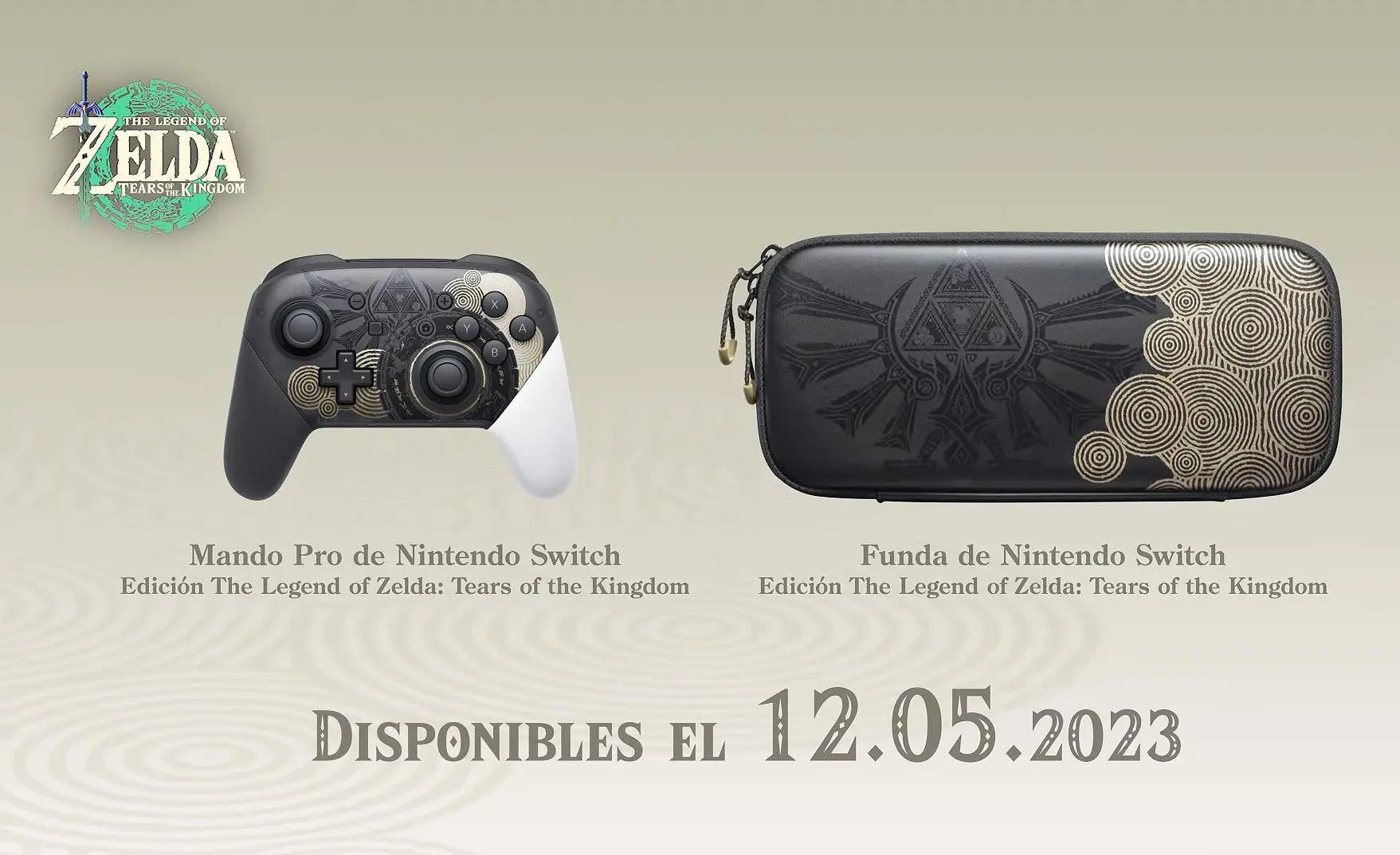 Regresa a  el nuevo mando Pro de Zelda: Tears of the Kingdom para  Nintendo Switch. Y lo hace en oferta a su precio más bajo