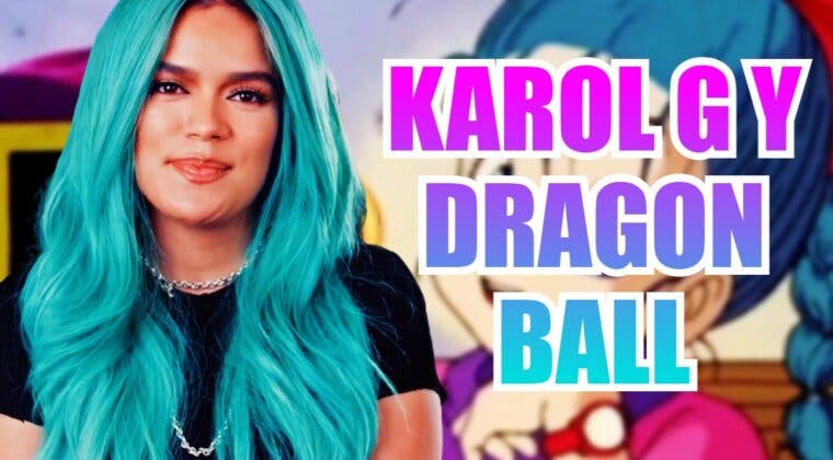 Imagen de Karol G revela por qué tenía el pelo azul, y todo se debe a Dragon Ball