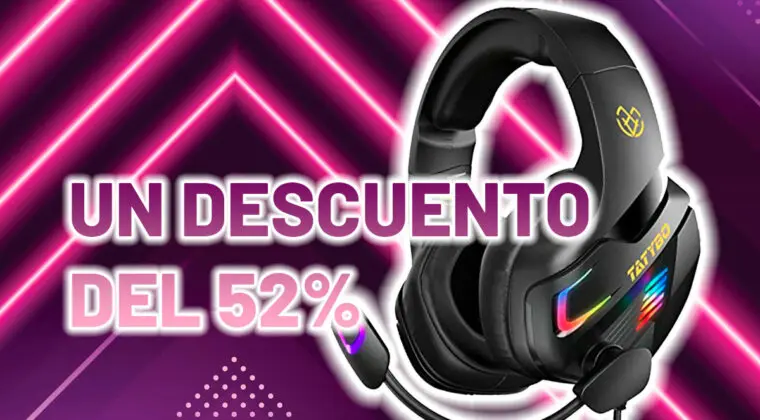 Imagen de No te pierdas estos cascos gaming con micrófono y con un descuento del 52% en su precio original