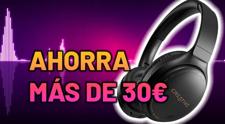 Imagen de Ahórrate más de 30 euros en la compra de estos auriculares Creative Zen Hybrid