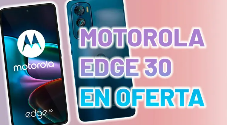 Imagen de Hazte con este móvil Motorola Edge 30 con un descuento del 30%