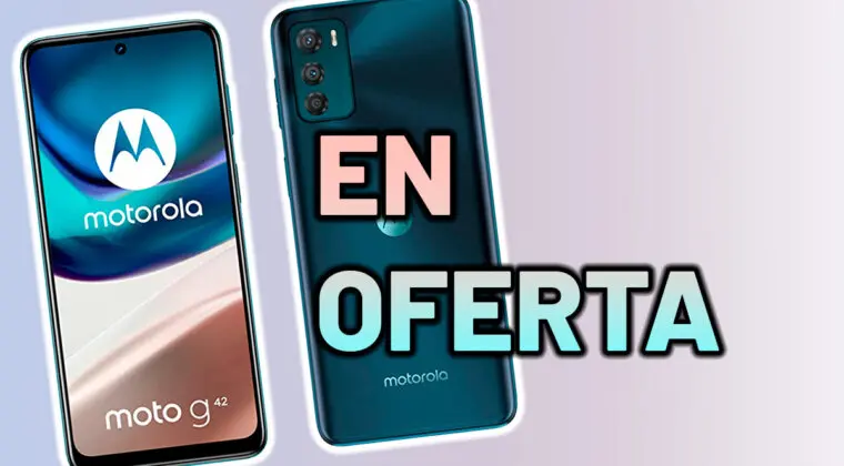 Imagen de Aprovecha y hazte con este Motorola Moto g42 con un descuento del 22% en Amazon