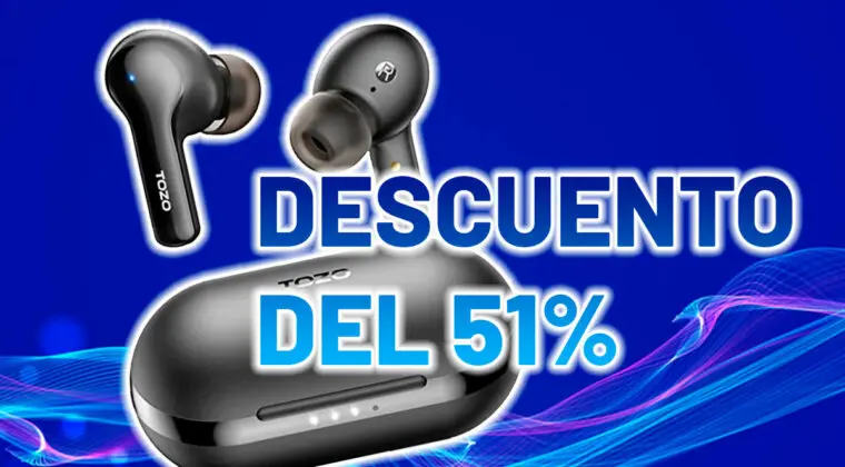Imagen de No te pierdas estos auriculares inalámbricos Tozo con un gran descuento en Amazon