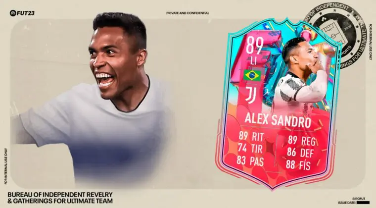 Imagen de FIFA 23: ¿Merece la pena Alex Sandro FUT Birthday? + Solución del SBC