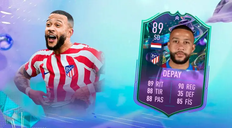 Imagen de FIFA 23: ¿Merece la pena Memphis Depay Fantasy FUT? + Solución del SBC