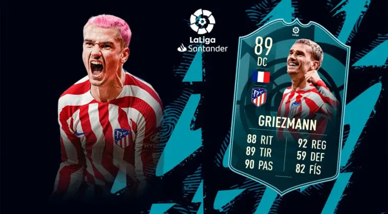 Imagen de FIFA 23: ¿Merece la pena Antoine Griezmann POTM de LaLiga Santander? + Solución del SBC