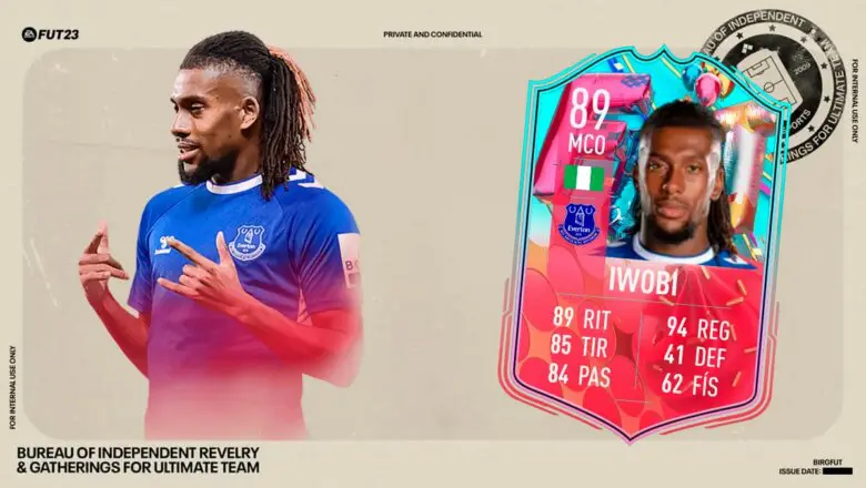 FIFA 23 Ultimate Team SBC Iwobi FUT Birthday