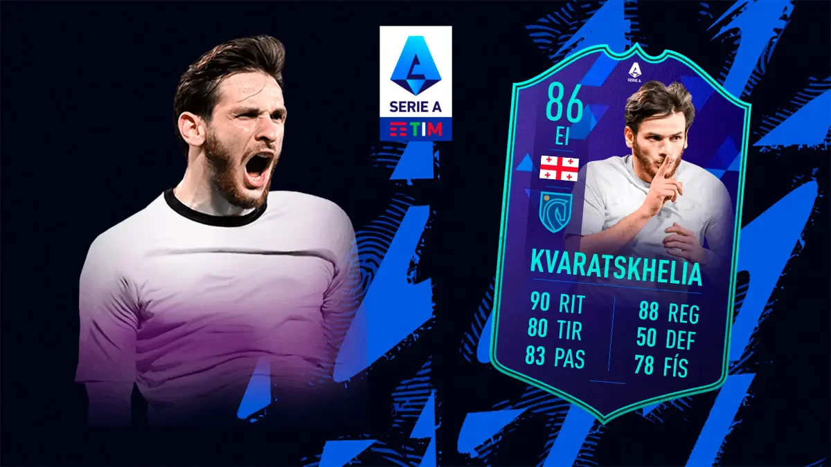 FIFA 23 Ultimate Team SBC Kvaratskhelia POTM Serie A febrero