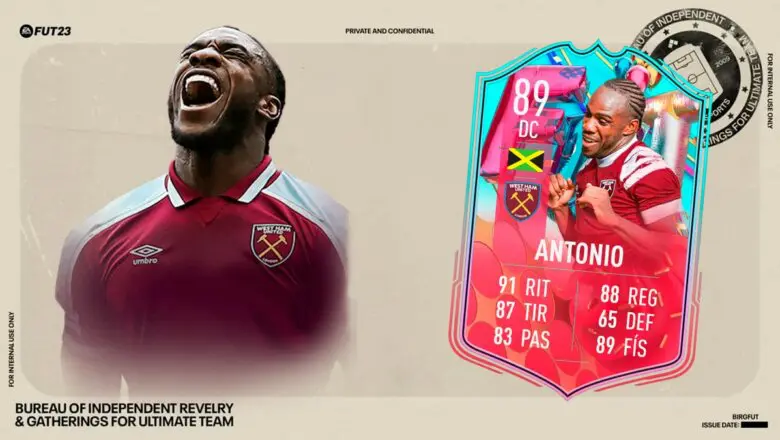 FIFA 23 Ultimate Team SBC Michail Antonio FUT Birthday