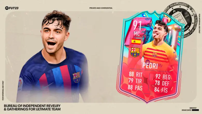 FIFA 23 Ultimate Team SBC Pedri FUT Birthday