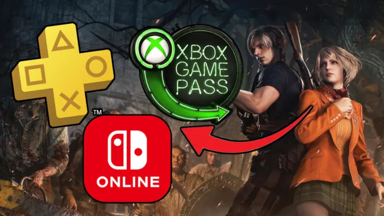 Resident Evil PS Plus, Xbox Game Pass, Nintendo Switch Online