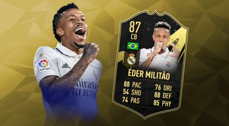Imagen de FIFA 23: review de Éder Militao IF. ¿Central de nivel a un precio justo?