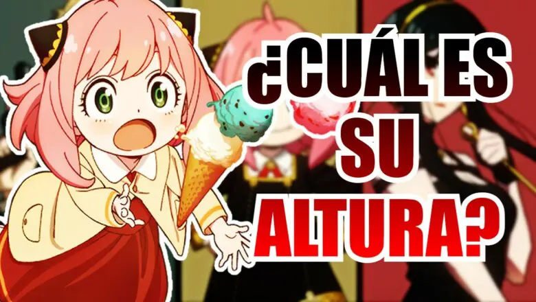 spy x family altura personajes